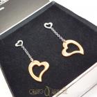 Orecchini Cuore in acciaio