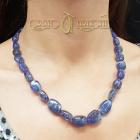 Collana Tanzanite e Oro Bianco