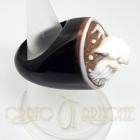 Anello con Medusa di Cammeo Artigianale