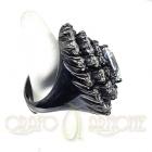 Anello Spirale Nero