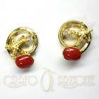Orecchini con Corallo e Stella cod.1859010